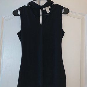 Black dress tank top